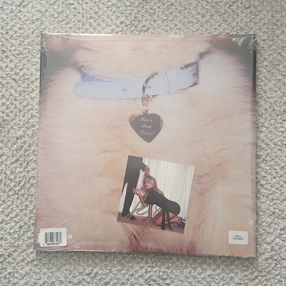SABRINA CARPENTER Man's Best Friend Vinyl LP Signed Insert NEW SEALED
